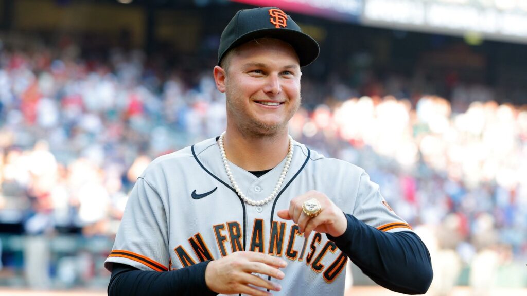 Azulejos detrás de Joc Pederson