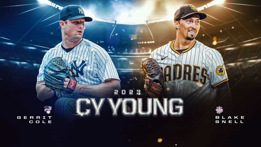 Cole gana Cy Young por unanimidad y Snell gana por segunda ocasión el trofeo