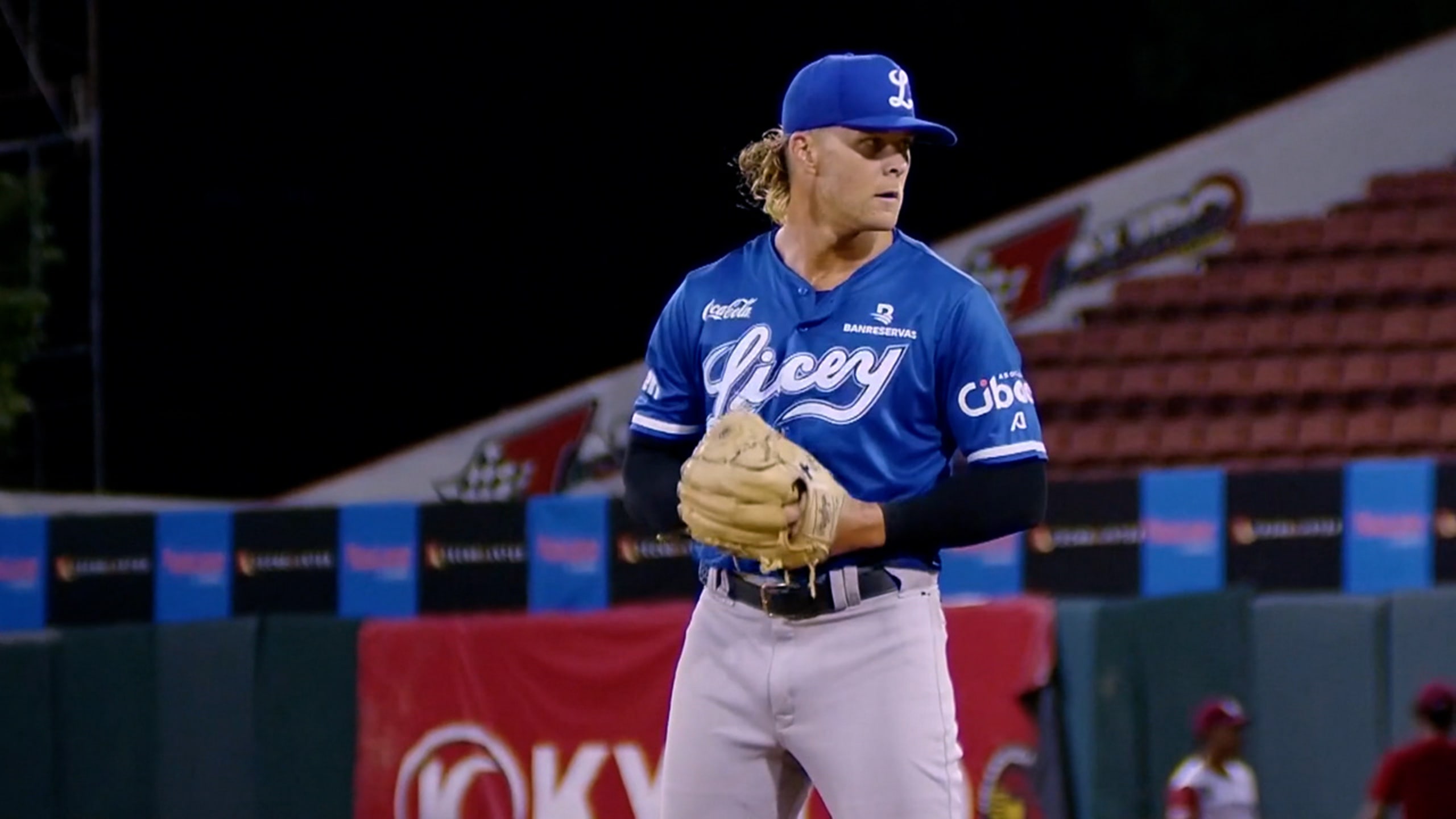 Licey suma tercer triunfo consecutivo y logra primera blanqueado de la temporada