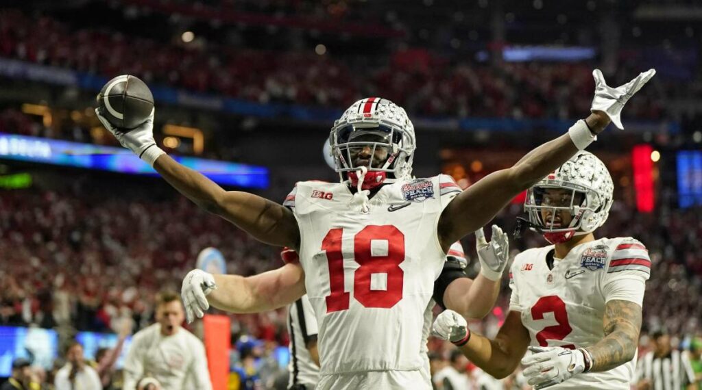 Marvin Harrison Jr. anuncia que se declara elegible al draft de la NFL