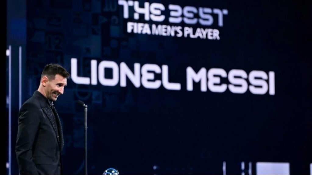 Messi gana por tercera vez el premio The Best