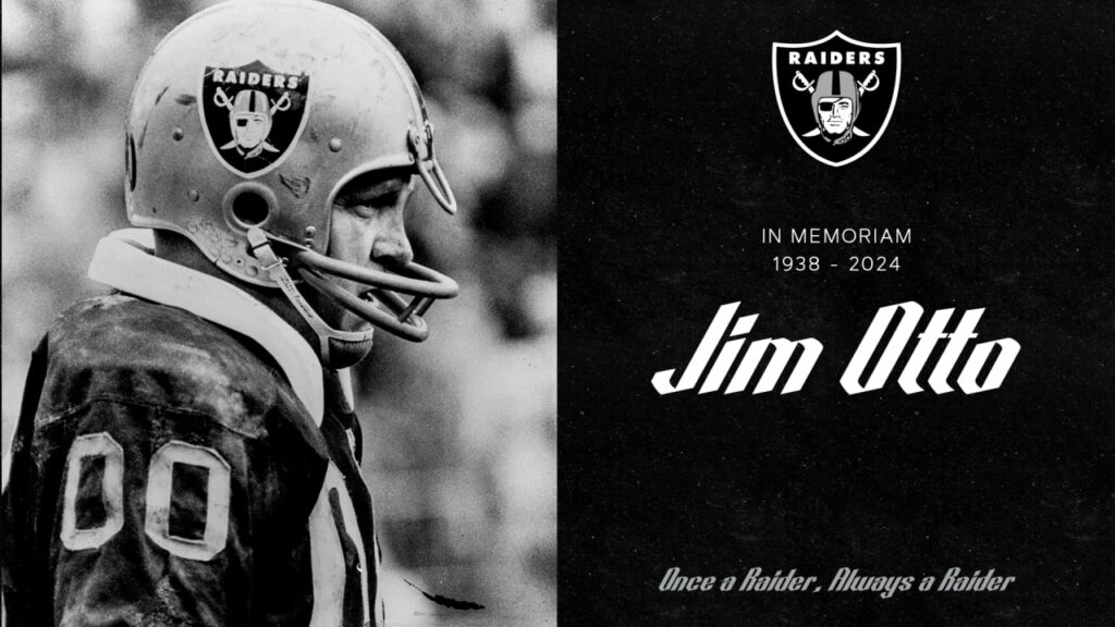 Jim Otto, leyenda de los Raiders, fallece a los 86 años de edad