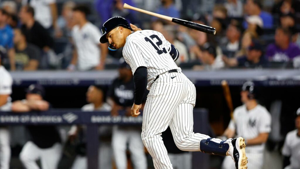 Jonrón de Grisham evita barrida de Dodgers a Yankees en Nueva York
