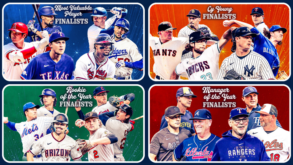 Se anuncian finalistas a los premios de la MLB