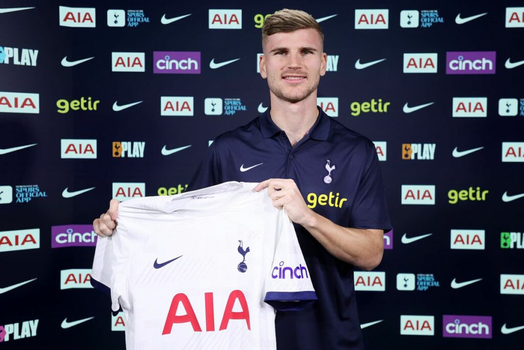 Timo Werner llega al Tottenham vía préstamo